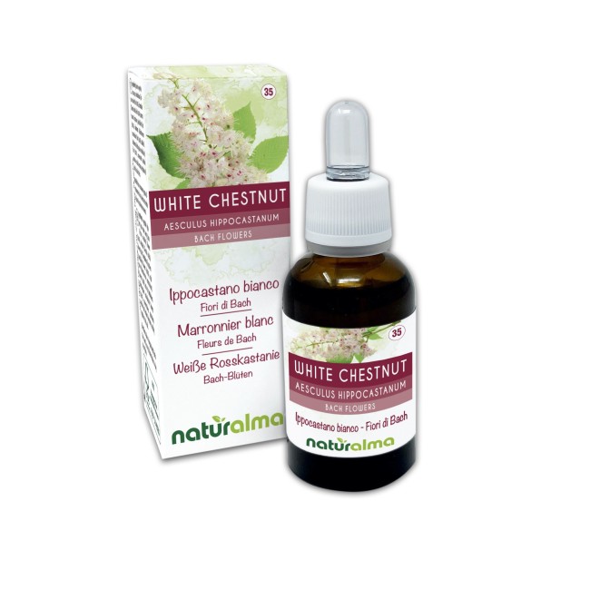 White Chestnut Bach Gocce 30ml