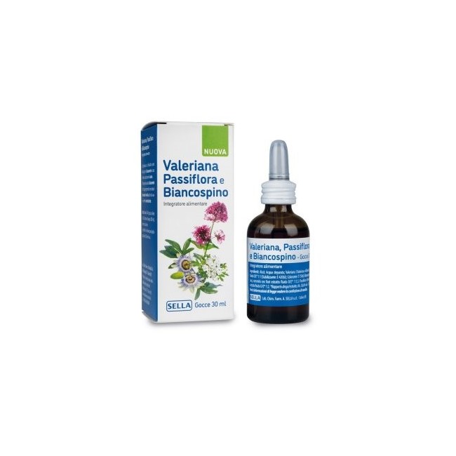 VALERIANA PASSIFLORA E BIANCOSPINO GOCCE 30 ML VALERIANA PASSIFLORA E BIANCOSPINO GOCCE 30 ML