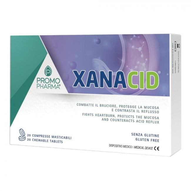 XANACID 20 COMPRESSE MASTICABILI XANACID 20 COMPRESSE MASTICABILI