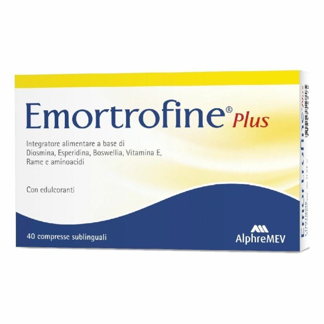 Emortrofine Plus Integratore Per Il Trattamento Delle Emorroidi 40 Compresse Emortrofine Plus Integratore Per Il Trattamento Delle Emorroidi 40 Compresse
