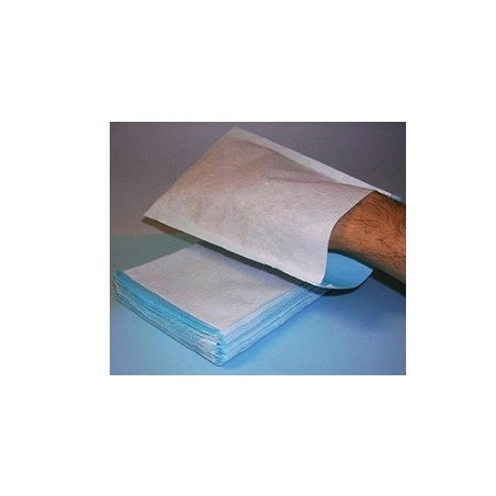 MANOPOLA IMPERMEABILE NON SAPONATA COLORE AZZURRO 100 PEZZI