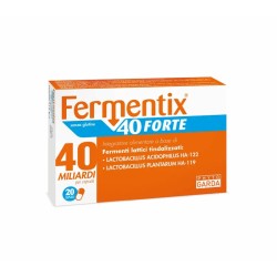 Confezione da 20 capsule di Fermentix 40 Forte Integratore Per Il Benessere Intestinale.