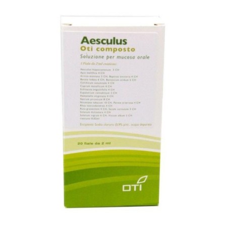 AESCULUS OTI COMPOSTO 20 FIALE FISIOLOGICHE 2ML