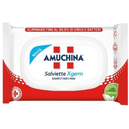AMUCHINA XGERM SALVIETTINE MANI 20 PEZZI AMUCHINA XGERM SALVIETTINE MANI 20 PEZZI