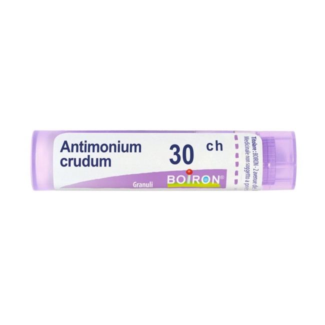 Boiron ANTIMONIUM CRUDUM*30CH 80GR 4G Boiron ANTIMONIUM CRUDUM*30CH 80GR 4G