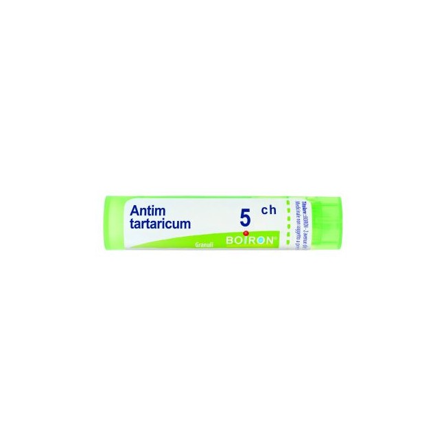 Boiron ANTIMONIUM TARTARICUM*5CH 80GR Boiron ANTIMONIUM TARTARICUM*5CH 80GR