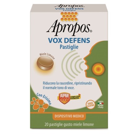 APROPOS VOX DEFENS PRO MIELE LIMONE 20 PASTIGLIE