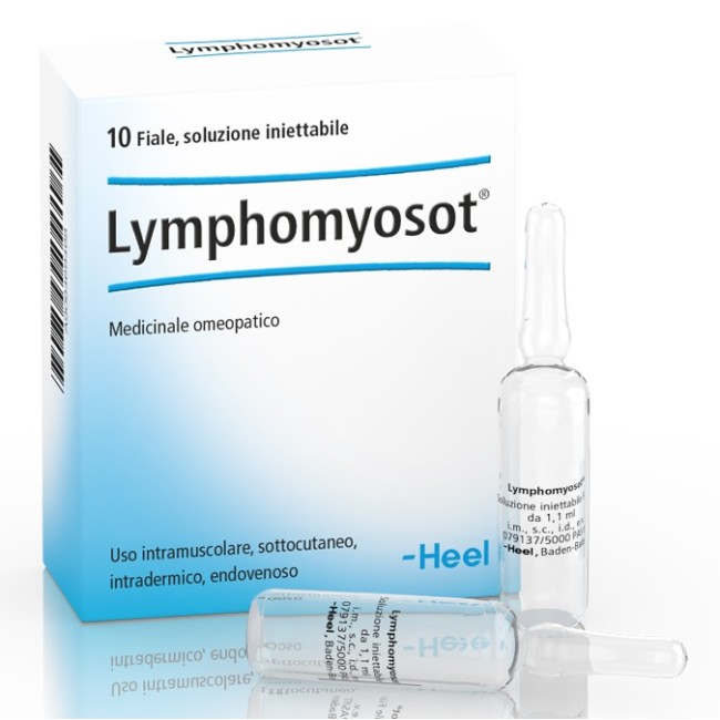 HEEL LYMPHOMYOSOT 10 FIALE DA 1,1 ML L'UNA HEEL LYMPHOMYOSOT 10 FIALE DA 1,1 ML L'UNA