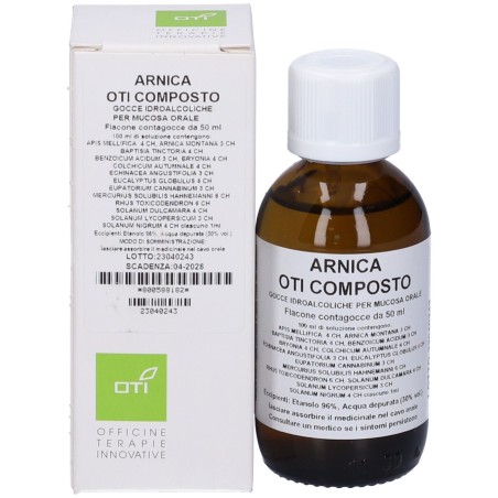 ARNICA OTI COMPOSTO GOCCE 50 ML SOLUZIONE IDROALCOLICA ARNICA OTI COMPOSTO GOCCE 50 ML SOLUZIONE IDROALCOLICA