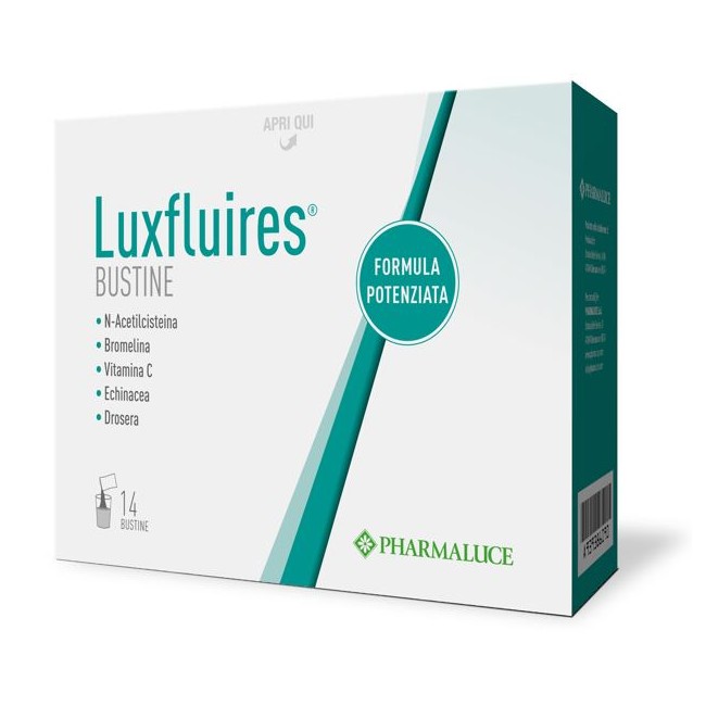 Pharmaluce Luxfluires Bustine Integratore Alimentare 14 Bustine Pharmaluce Luxfluires Bustine Integratore Alimentare 14 Bustine
