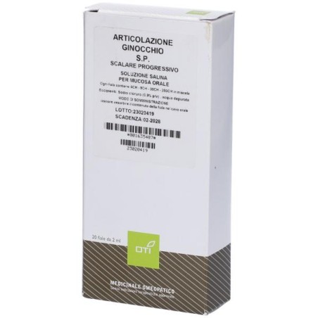 ARTICOLAZIONE GINOCCHIO SCALARE PROGRESSIVO 20 FIALE FISIOLOGICHE 2ML