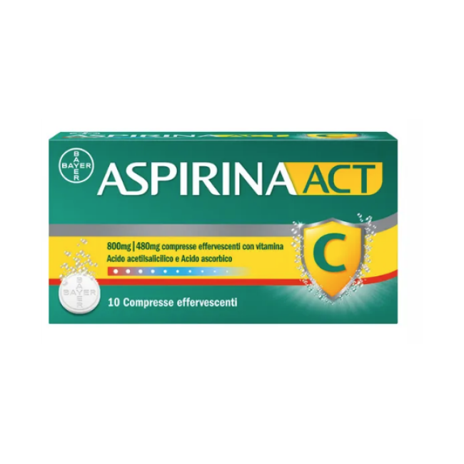 ASPIRINAACT*10CPR EFF800+480MG ASPIRINAACT*10CPR EFF800+480MG
