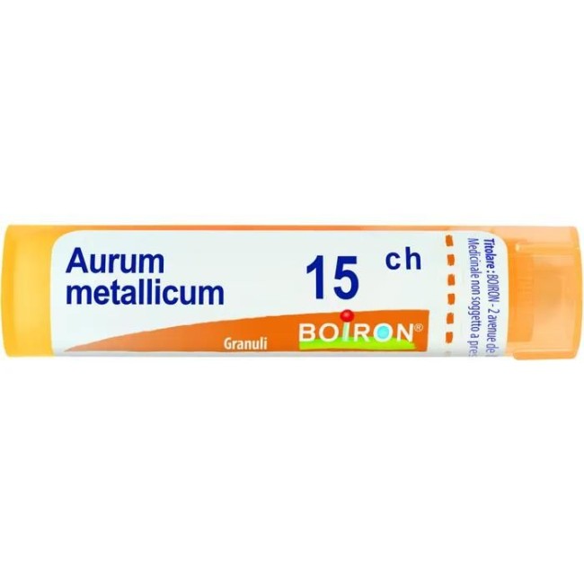 Boiron AURUM METALLICUM 15 CH GRANULI Boiron AURUM METALLICUM 15 CH GRANULI