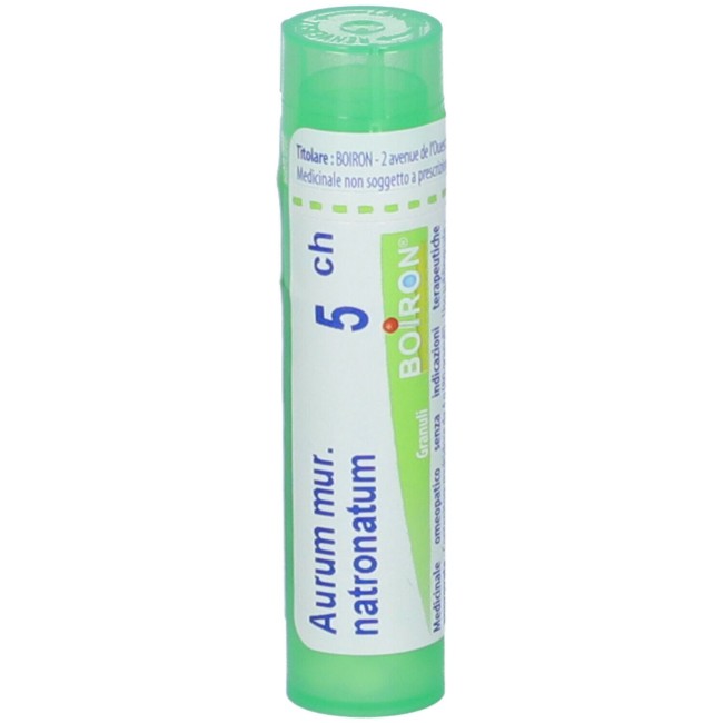 Boiron AURUM MURIATICUM NATR 5CH GRANULI Boiron AURUM MURIATICUM NATR 5CH GRANULI