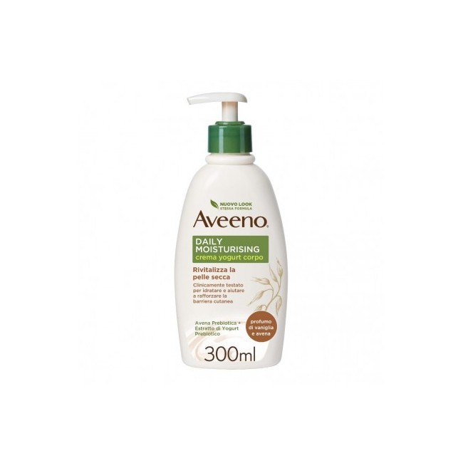 AVEENO CREMA CORPO YOGURT VANIGLIA & AVENA 300 ML AVEENO CREMA CORPO YOGURT VANIGLIA & AVENA 300 ML