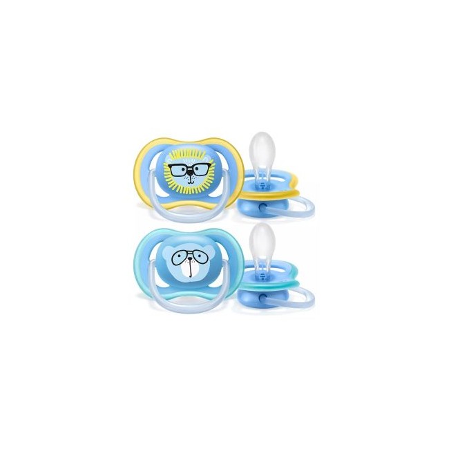 AVENT SUCCHIETTI ULTRA AIR 18M+ MASCHIO OCCHIALI 2 PEZZI AVENT SUCCHIETTI ULTRA AIR 18M+ MASCHIO OCCHIALI 2 PEZZI