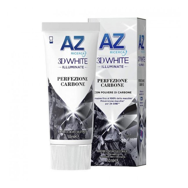 AZ 3D WHITE DENTIFRICIO ILLUMINANTE CARBONE 50 ML AZ 3D WHITE DENTIFRICIO ILLUMINANTE CARBONE 50 ML