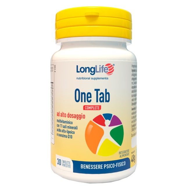LONGLIFE ONE TAB COMPLETE 30 TAVOLETTE LONGLIFE ONE TAB COMPLETE 30 TAVOLETTE