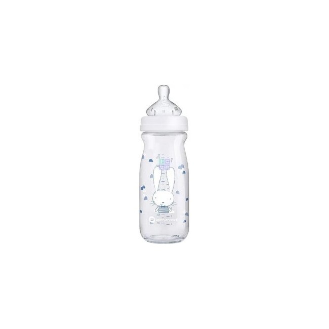 BEBE CONFORT BIBERON IN VETRO DA 270 ML TETTARELLA IN SILICONE T1 SWEET BUNNY BEBE CONFORT BIBERON IN VETRO DA 270 ML TETTARELLA IN SILICONE T1 SWEET BUNNY