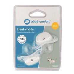 Bebe Confort Succhietto In Silicone 0-6 Mesi Savannah Bianco 2 Pezzi