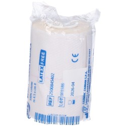 Benda Elastica Adesiva Estensibilita\' 80% A Compressione Forte Adeflex Altezza 8cm Lunghezza In Estensione 4,5m Senza Astuccio