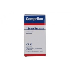 Benda Elastica Compressiva Comprilan Estensibilita\' Bassa Sterile Color Pelle 12x500cm