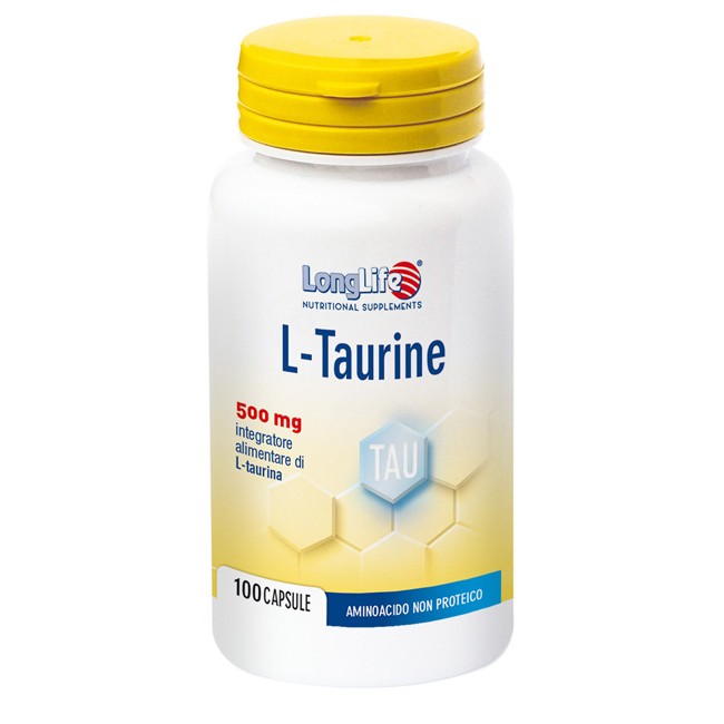 LONGLIFE L-TAURINE 500 MG 100 CAPSULE LONGLIFE L-TAURINE 500 MG 100 CAPSULE