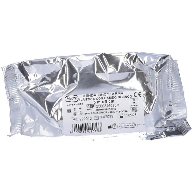 BENDA MEDS ZINCOFARMA VISCOSA/POLIAMMIDE M 5 X 8 CM BENDA MEDS ZINCOFARMA VISCOSA/POLIAMMIDE M 5 X 8 CM