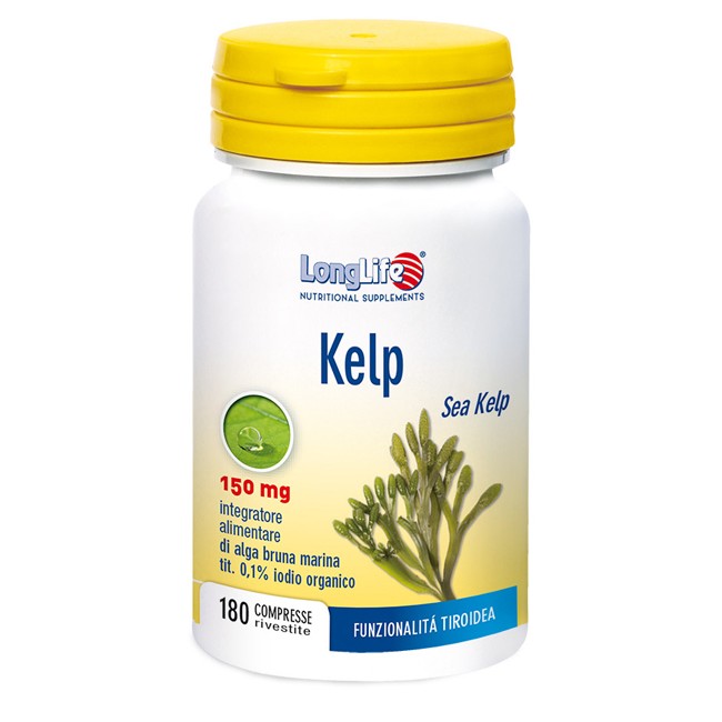 LONGLIFE KELP ALGA BRUNA 180 COMPRESSE LONGLIFE KELP ALGA BRUNA 180 COMPRESSE