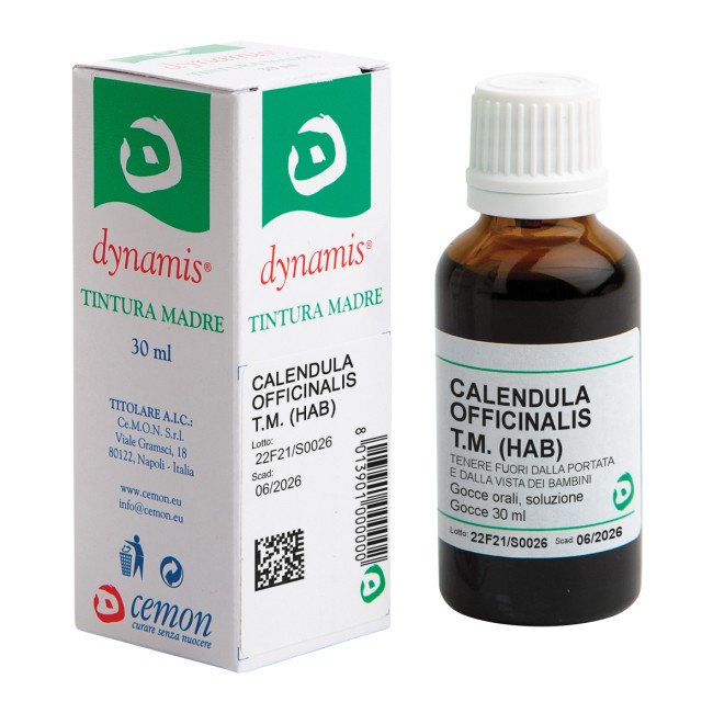 CALENDULA OFFICINALIS TINTURA MADRE 30ML CALENDULA OFFICINALIS TINTURA MADRE 30ML