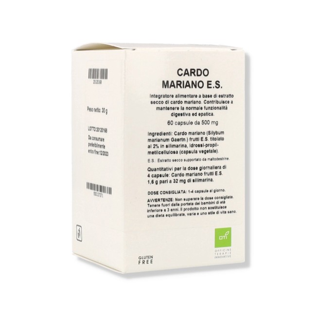 CARDO MARIANO ESTRATTO SECCO 60 CAPSULE CARDO MARIANO ESTRATTO SECCO 60 CAPSULE