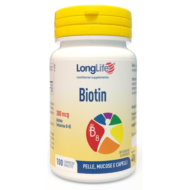LONGLIFE BIOTIN 100 COMPRESSE LONGLIFE BIOTIN 100 COMPRESSE