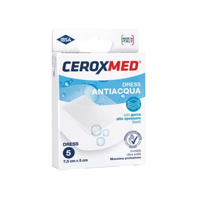 CEROTTI ANTIACQUA CEROXMED 7,5X5 CM 5 PEZZI CEROTTI ANTIACQUA CEROXMED 7,5X5 CM 5 PEZZI