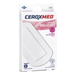 Cerotti Compresse Dress Ceroxmed Delicati 10x20 Cm 5 Pezzi