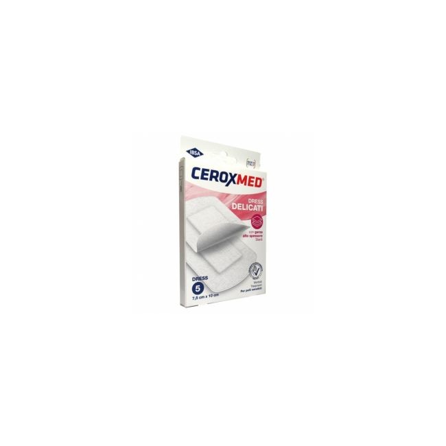 CEROTTI COMPRESSE DRESS CEROXMED DELICATI 7,5X10 CM 5 PEZZI CEROTTI COMPRESSE DRESS CEROXMED DELICATI 7,5X10 CM 5 PEZZI