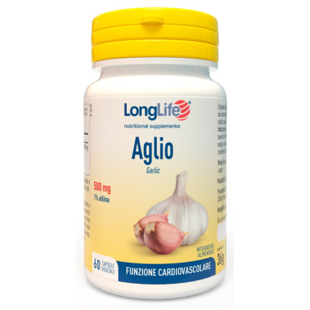 Longlife Aglio Integratore Alimentare 60 Capsule Vegetali Longlife Aglio Integratore Alimentare 60 Capsule Vegetali