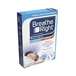 Cerotti Nasali Breathe Right Trasparenti Grandi 10 Pezzi