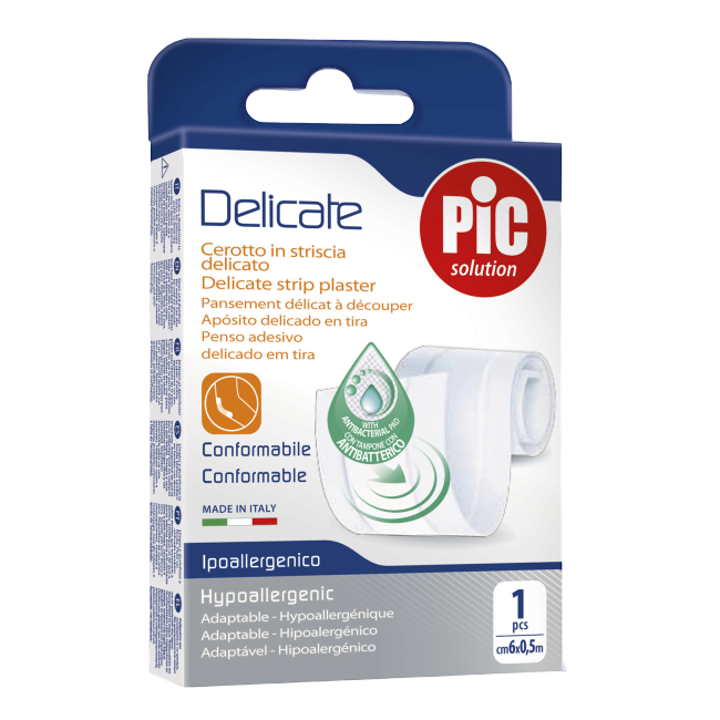 CEROTTO DELICATE STRISCIA ANTIBATTERICA 6 X 50 CM 1 PEZZO CEROTTO DELICATE STRISCIA ANTIBATTERICA 6 X 50 CM 1 PEZZO