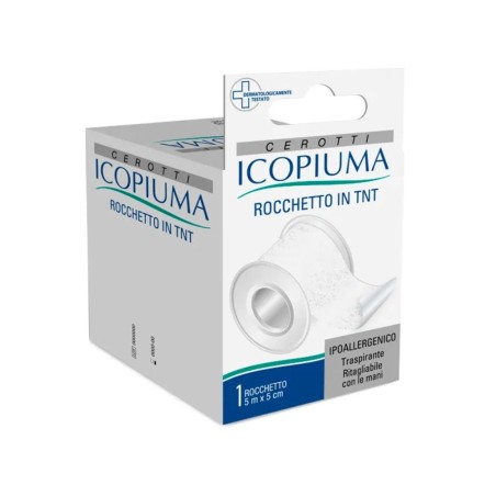 Icopiuma Cerotto In Rocchetto Seta Bianco Ipoallergenico 2,5 Cm X 5 M Icopiuma Cerotto In Rocchetto Seta Bianco Ipoallergenico 2,5 Cm X 5 M