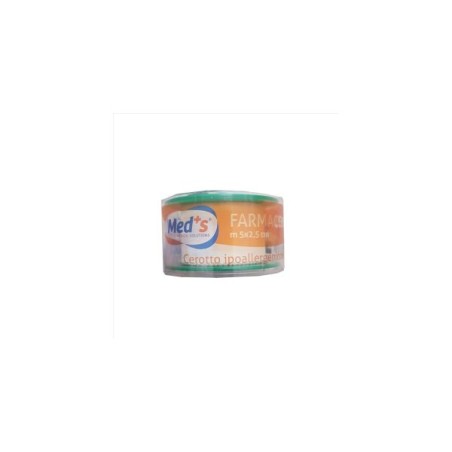 Cerotto Meds Ipoallergenico Seta 500x2,5 Cm Cerotto Meds Ipoallergenico Seta 500x2,5 Cm
