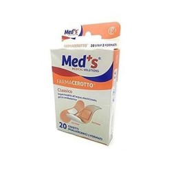 Cerotto Meds Strip Poliuretano Ipoallergenico Classico L-xl 20 Pezzi