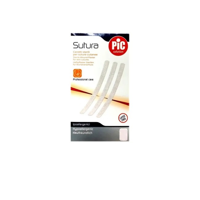 Cerotto Per Sutura Pic Solution 12x100 Mm 6 Pezzi
