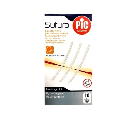 Cerotto Per Sutura Pic Solution 3 X 75 Mm 10 Pezzi