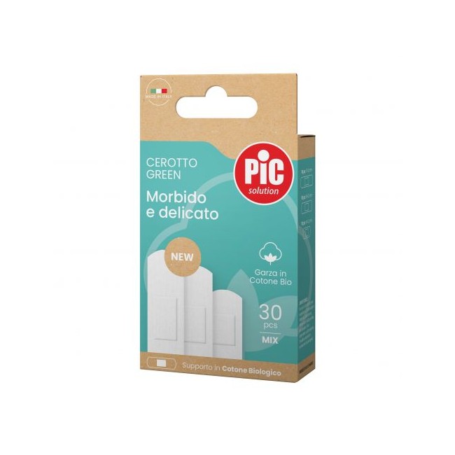 CEROTTO PIC GREEN COTONE BIO MIX 30 PEZZI CEROTTO PIC GREEN COTONE BIO MIX 30 PEZZI