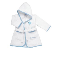 Chicco Accappatoio Piquet Blu 12m+