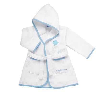 Chicco Accappatoio Piquet Blu 12m+ Chicco Accappatoio Piquet Blu 12m+