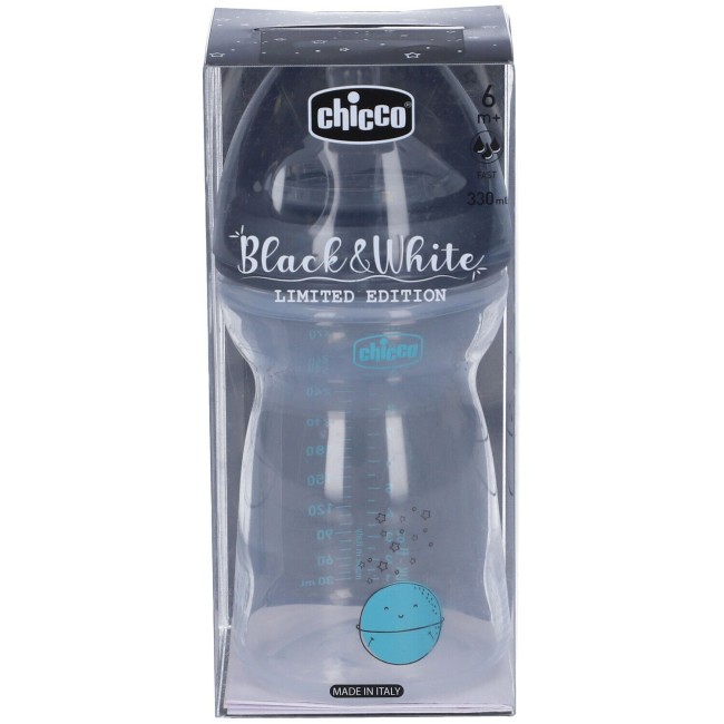 Chicco Biberon Nuova Formula Black&white 330 Ml Chicco Biberon Nuova Formula Black&white 330 Ml