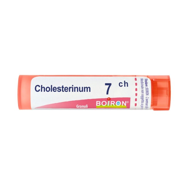Boiron CHOLESTERINUM 7CH TUBO DILUIZIONE HAHNEMANNIANA CENTESIMALE IN GRANULI Boiron CHOLESTERINUM 7CH TUBO DILUIZIONE HAHNEMANNIANA CENTESIMALE IN GRANULI