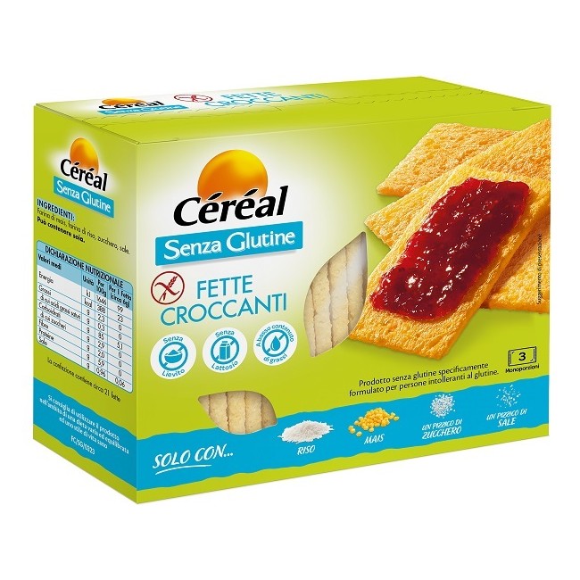 Nutrition & Santè Cereal Fette Croccanti 3 Monoporzioni