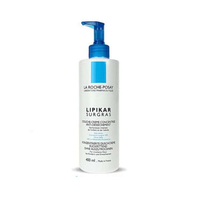 Flacone con dispenser da 400 ml di La Roche Posay Lipikar Surgras Detergente Flacone con dispenser da 400 ml di La Roche Posay Lipikar Surgras Detergente